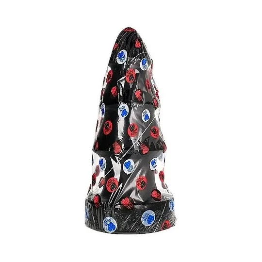 Plug anal géant sapin de Noël 40 cm All Black - vue d'ensemble