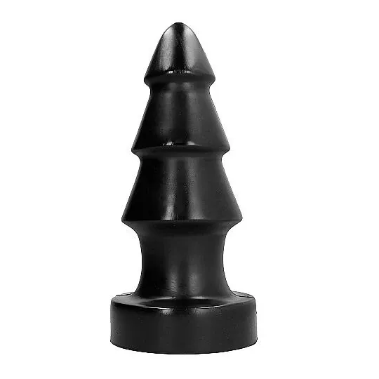 Giant Christmas tree anal plug 40 cm All Black - overview