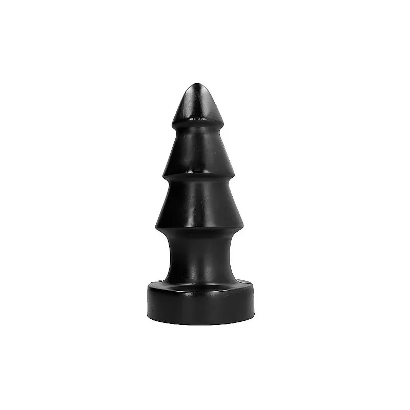 Tappo anale albero di Natale gigante 40 cm All Black - vista generale