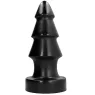 Giant Christmas tree anal plug 40 cm All Black - overview