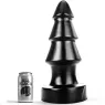 Riesen-Analkugel Weihnachtsbaum 40 cm All Black - Gesamtansicht
