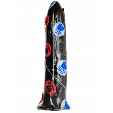 Dilatateur anal et vaginal noir brillant 20 cm pointe effilée ALL BLACK - sex toy lisse