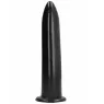 Black anal and vaginal dilator 20 cm smooth pointed tip ALL BLACK sex toy
