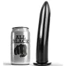 Dilatador anal y vaginal negro 20 cm punta puntiaguda liso ALL BLACK