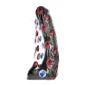 Gode courbé ultra doux 29 cm noir - jouet sexuel ALL BLACK avec testicules réalistes