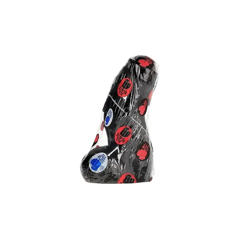 Dildo realistico nero 17 cm ALL BLACK impermeabile - morbido e flessibile ipoallergenico