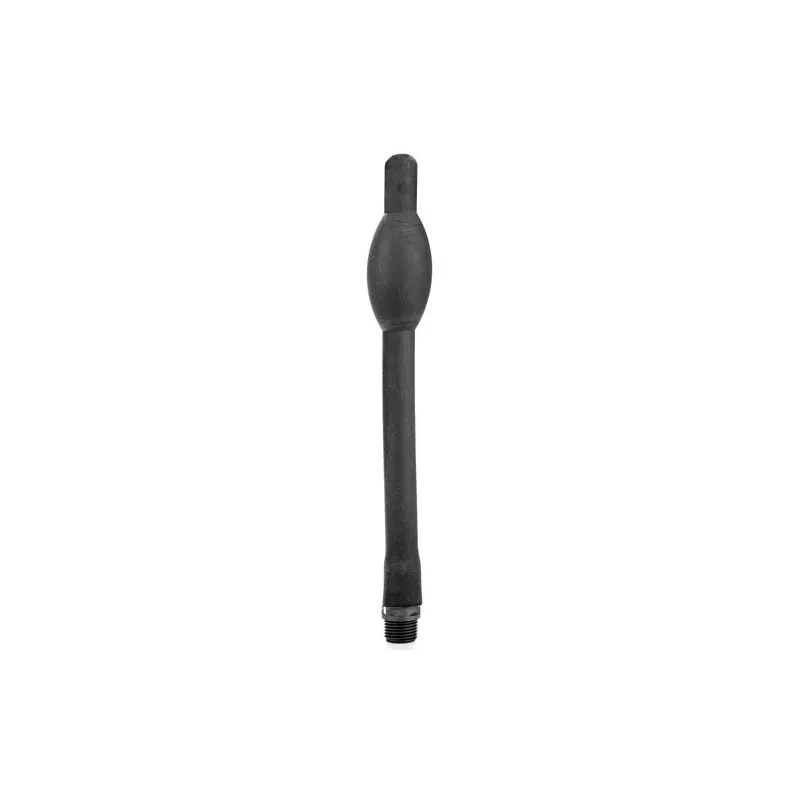 Douche anale rétractable en silicone noir de 27 cm de la marque ALL BLACK pour hygiène intime