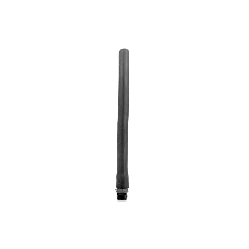 Black silicone anal douche 27 cm flexible - ALL BLACK - intimate hygiene accessory