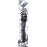 Doccia anale in silicone nero 27 cm flessibile - ALL BLACK - accessorio igiene intima