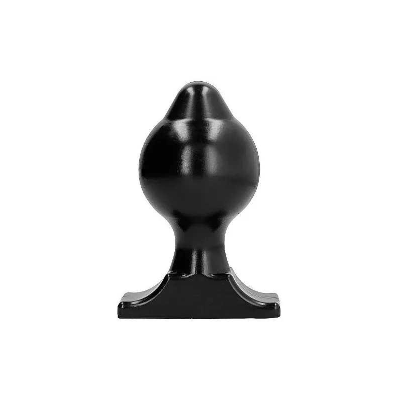 Gran plug anal negro 17,5 cm ALL BLACK vista frontal" }, { "fr": "Plug anal large noir 17,5 cm ALL BLACK vue latérale", "de": "B