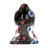 Grand plug anal noir 17,5 cm ALL BLACK vue avant