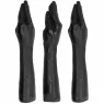 Gode poing géant 40 cm noir mat ALL BLACK - fist fisting réaliste taille réelle pour adultes sex toys