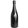 Buttplug bouteille de champagne 34,5 cm ALL BLACK noir, PVC sans phtalate, stimulation anale profonde