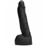 Realistic black fisting dildo 20 cm ALL BLACK with balls and veins texture