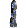 Dildo realistico ergonomico ALL BLACK nero 20 cm - Dildo realistico curvo per punto G e prostata