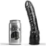 Dildo realistico ergonomico ALL BLACK nero 20 cm - Dildo realistico curvo per punto G e prostata