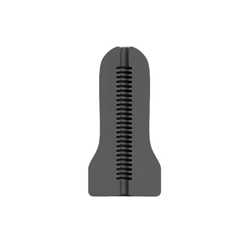 Masturbatore nero texture striata realistica ALL BLACK vista frontale