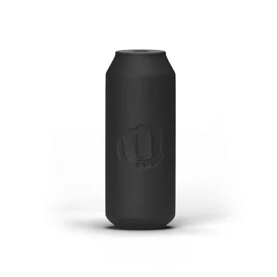 Masturbateur ALL BLACK Energy en forme de canette noire – vue avant