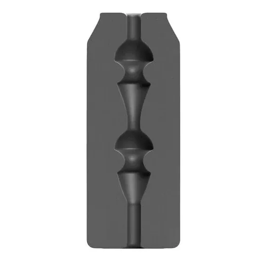 Masturbateur ALL BLACK Energy en forme de canette noire – vue avant