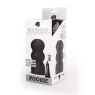 Masturbateur texturé noir ALL BLACK - jouet sexuel masculin avec crêtes internes