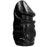 Consolador anal negro ALL BLACK 33 cm sin testículos – juguete largo de PVC