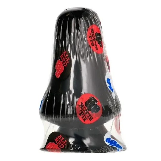 Plug anal 12 cm de la marque All Black en couleur noire, avec une base arrondie pour une utilisation sécurisée.