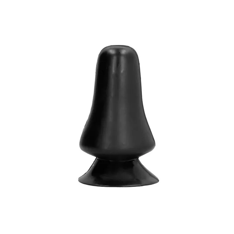 Plug anal 12 cm de la marque All Black en couleur noire, avec une base arrondie pour une utilisation sécurisée.