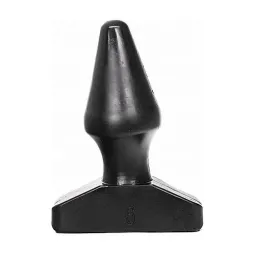 Plug anal conique noir ALL BLACK 15,5 cm – vue principale avant