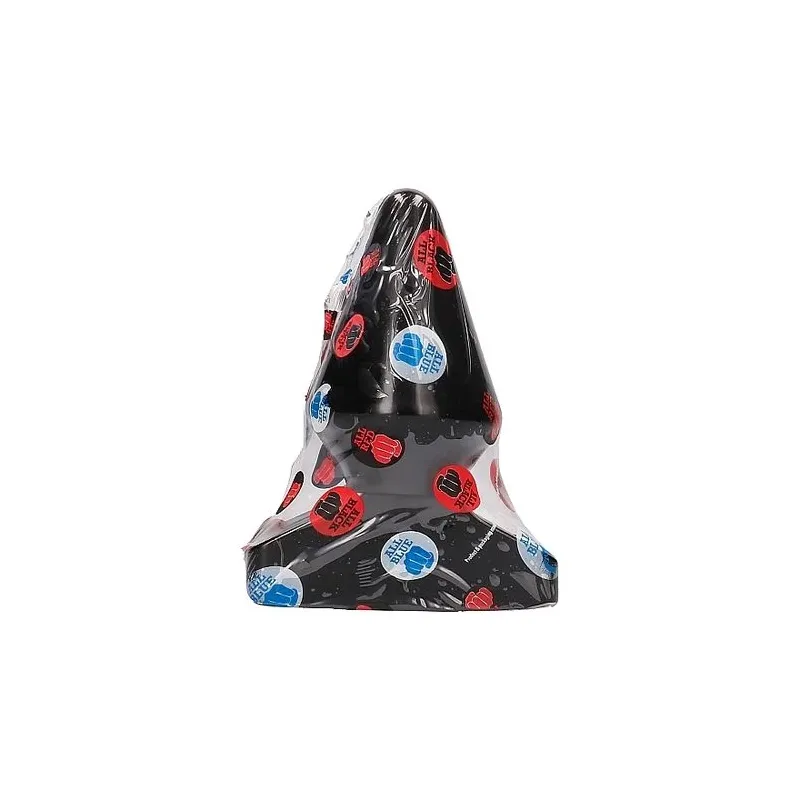 Plug anal progressif ALL BLACK 18,5 cm en PVC noir, forme conique pour étirement progressif