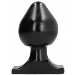 Progressiver Analplug ALL BLACK aus schwarzem Silikon 19 cm Länge für progressive Dehnung