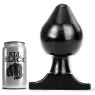 Plug anal progresivo ALL BLACK negro silicone 19 cm para estiramiento gradual - juguete íntimo de silicona