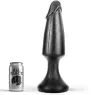 Plug anal réaliste ALL BLACK noir 35 cm pour débutants en PVC