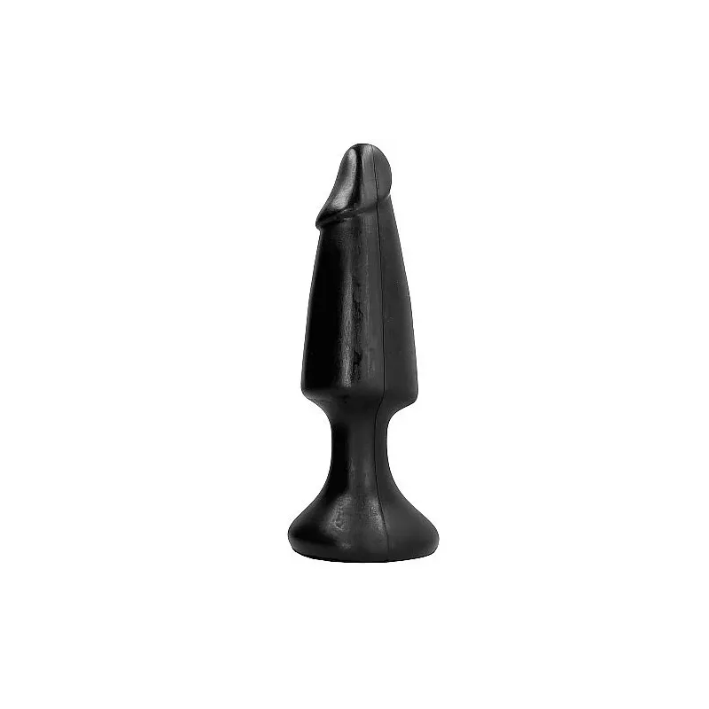 Plug anal réaliste ALL BLACK noir 35 cm pour débutants en PVC