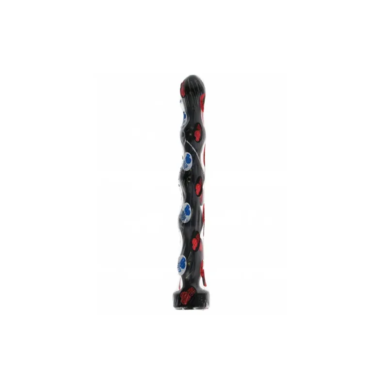 All Black Analplug verstellbare Breite 32 cm schwarz - Gesamtansicht mit progressiv breitem Ende