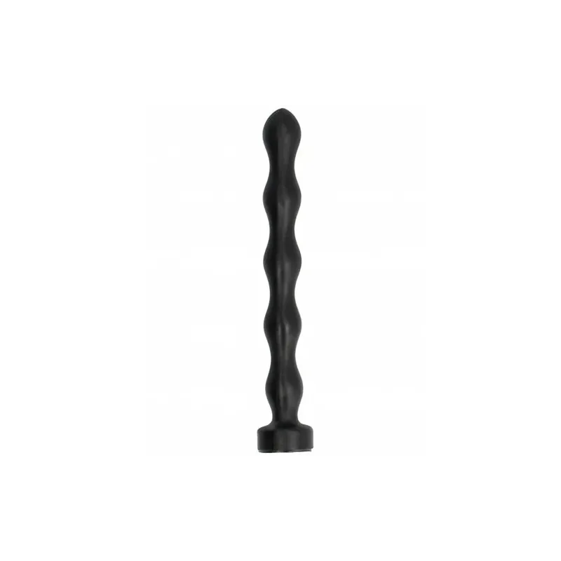 All Black plug anale larghezza variabile 32 cm nero - vista d'insieme con punta larga progressiva