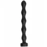 All Black plug anal ancho variable 32 cm negro - vista general con punta ancha progresiva" }, { "fr": "All Black plug anal large