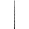 Sonda uretrale in silicone nero 6 mm di All Black, inserto flessibile per piacere intimo