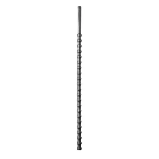 ALL BLACK silicone urethral sound 8/10 mm, black, flexible and smooth, for gentle dilation
