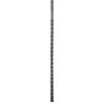 ALL BLACK silicone urethral sound 8/10 mm, black, flexible and smooth, for gentle dilation