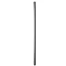 Sonde urétrale flexible en silicone hypoallergénique 8mm noire ALL BLACK