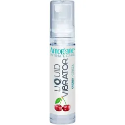 Gel intime vibrant cerise 10 ml AMOREANE – effet vibratoire amazonien pour moments intimes