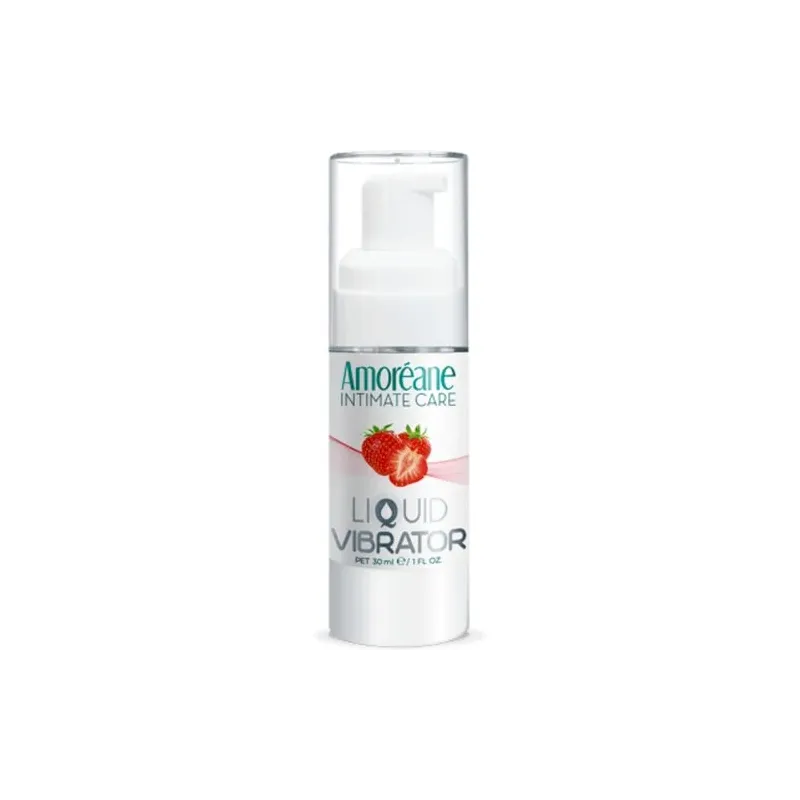 Gel vibrante alla fragola Amoreane 30ml – Lubrificante stimolante effetto vibrante – Flacone erogatore