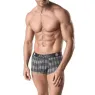 Boxer AEGIS a cuadros gris hombre ANAIS MEN, corte deportivo con piernas largas