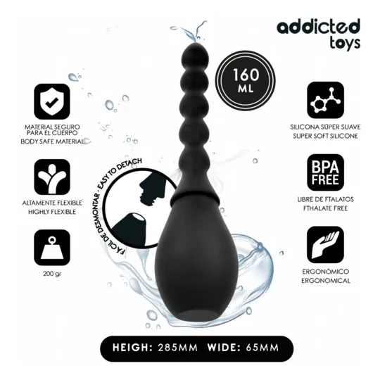 Pulitore da viaggio Addicted Toys 160 ml - Igiene per giocattoli intimi in viaggio