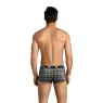 Herren Boxershorts Mikrofaser kariert schwarz grau weiß Anais Men, sportlicher Schnitt elastischer Bund