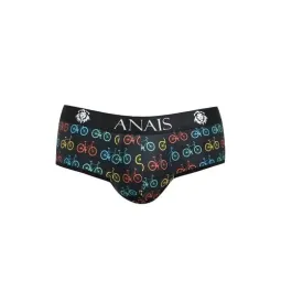 Slip de bikini homme ANAIS MEN JOCK avec fesses ouvertes, coupe audacieuse en polyamide élasthanne, vue de face.