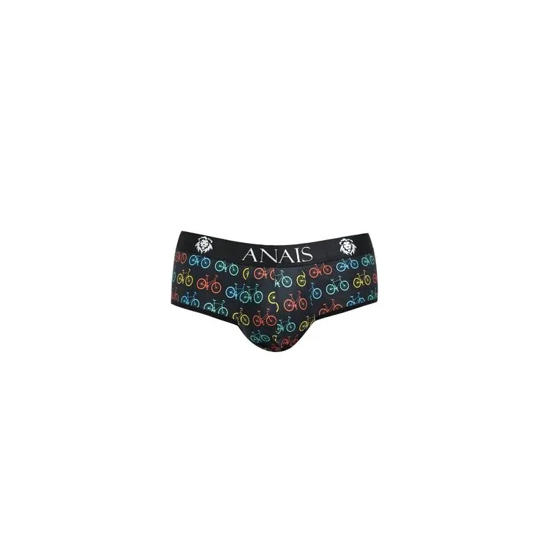 Herren Bikinislip ANAIS MEN JOCK mit offenem Gesäß, gewagter Schnitt aus Polyamid Elasthan, Vorderansicht.