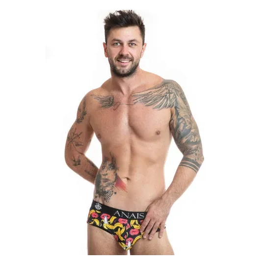 Banana-Jockstrap mit nacktem Po ANAIS MEN JOCK von vorne am Model