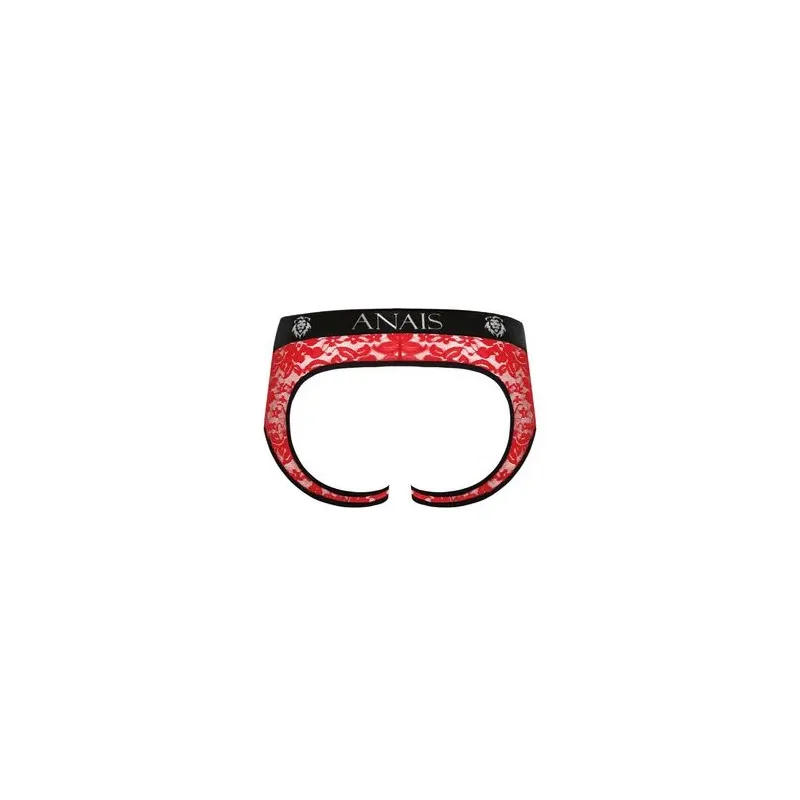 Slip jock encaje rojo floral hombre ANAIS MEN JOCK vista frontal XL espalda abierta" }, { "id_image": 3065, "fr": "Slip jock den