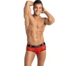 Slip jock pizzo rosso floreale uomo ANAIS MEN JOCK vista anteriore XL